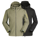 Men Jackets Tactical Military Army Soft Shell Jacket Camouflage Fleece Hoody Jacket Clothing Windproof Waterproof Thermal Coat