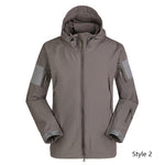Men Jackets Tactical Military Army Soft Shell Jacket Camouflage Fleece Hoody Jacket Clothing Windproof Waterproof Thermal Coat