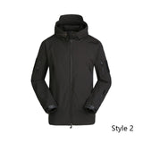 Men Jackets Tactical Military Army Soft Shell Jacket Camouflage Fleece Hoody Jacket Clothing Windproof Waterproof Thermal Coat