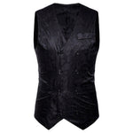 Vest Fit Business Formal Slim Suit Trendy Tuxedo Botton British Men's Botton British  Slim Fit Formal Vest Suit Tuxedo Waistcoat